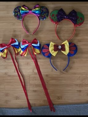 Minnie Ears Headband and Bows